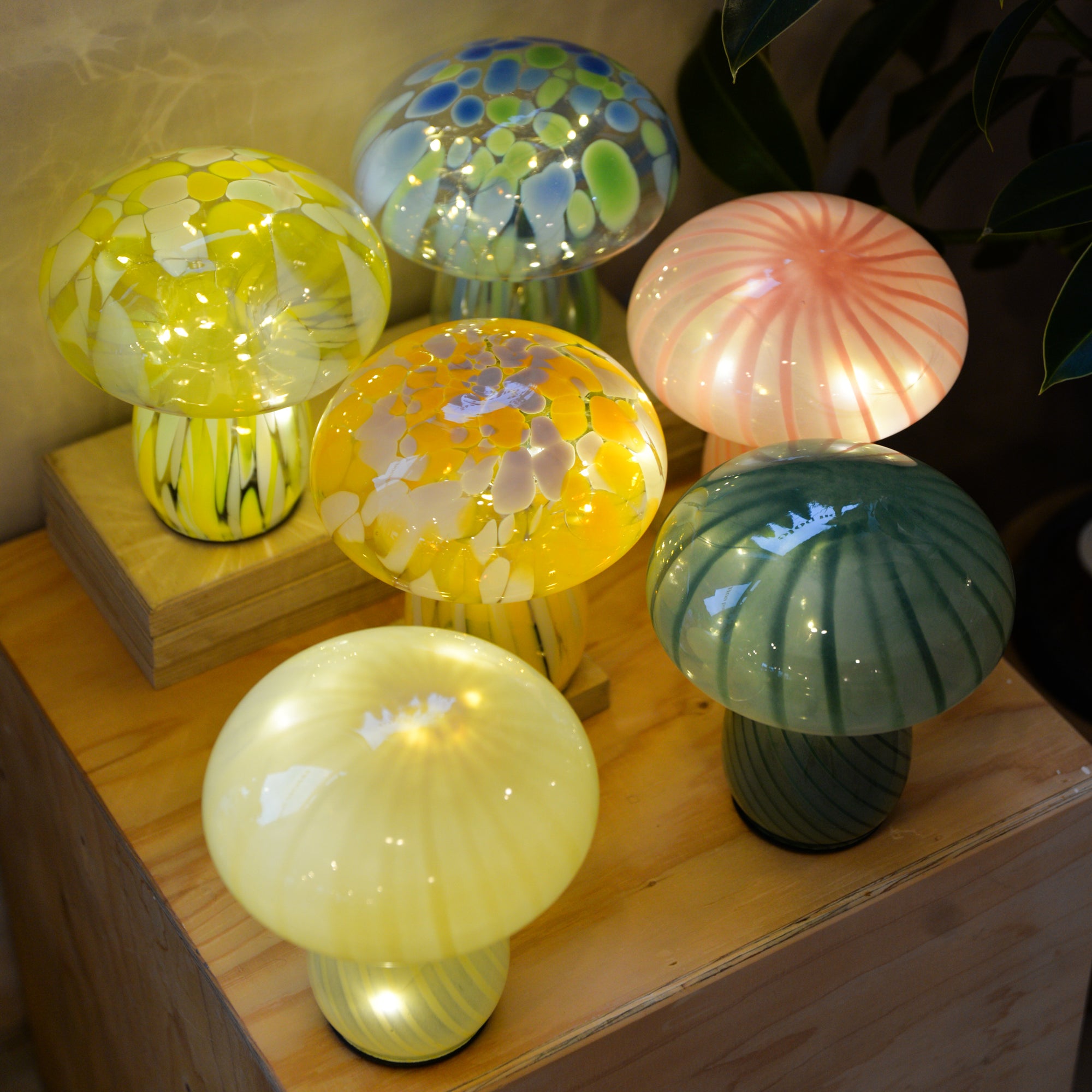 Mushy Portable LED Lamp Green / Blue Chips