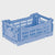 Mini Folding Crate / Baby Blue