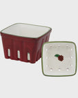 Bon Appetit 10.5cm Ceramic Fruit Punnet / Blackberry