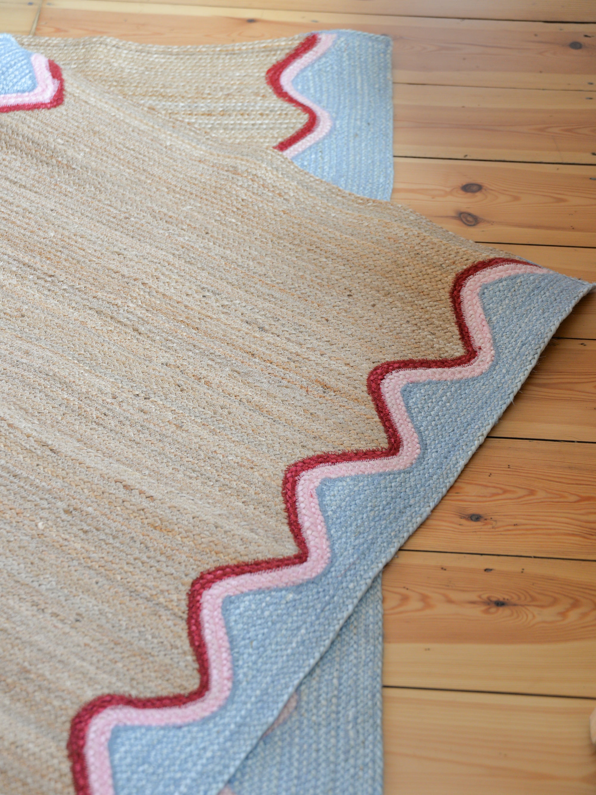 Sky Wave Jute / Runner or Rug