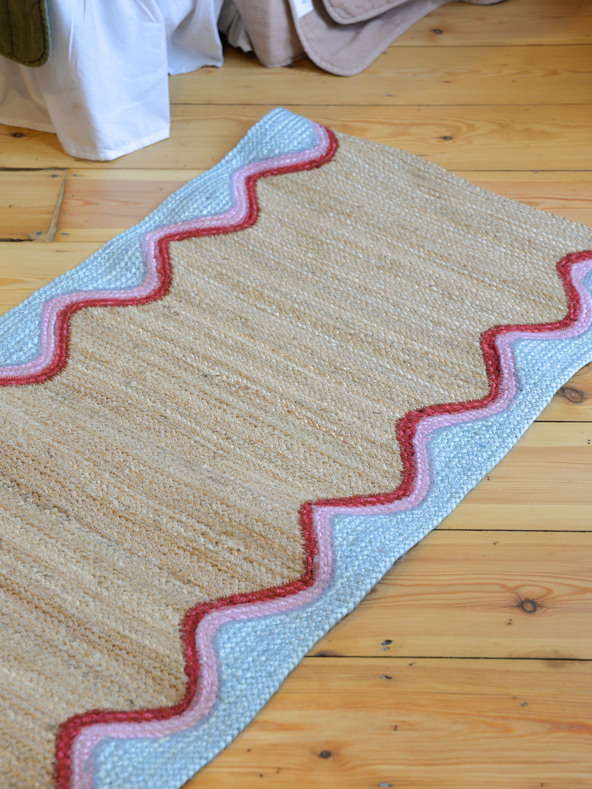 Sky Wave Jute / Runner or Rug