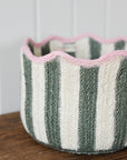Braided Tulip Basket / Fig
