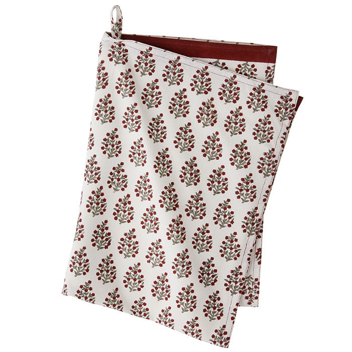 Samira Scarlett Tea Towel