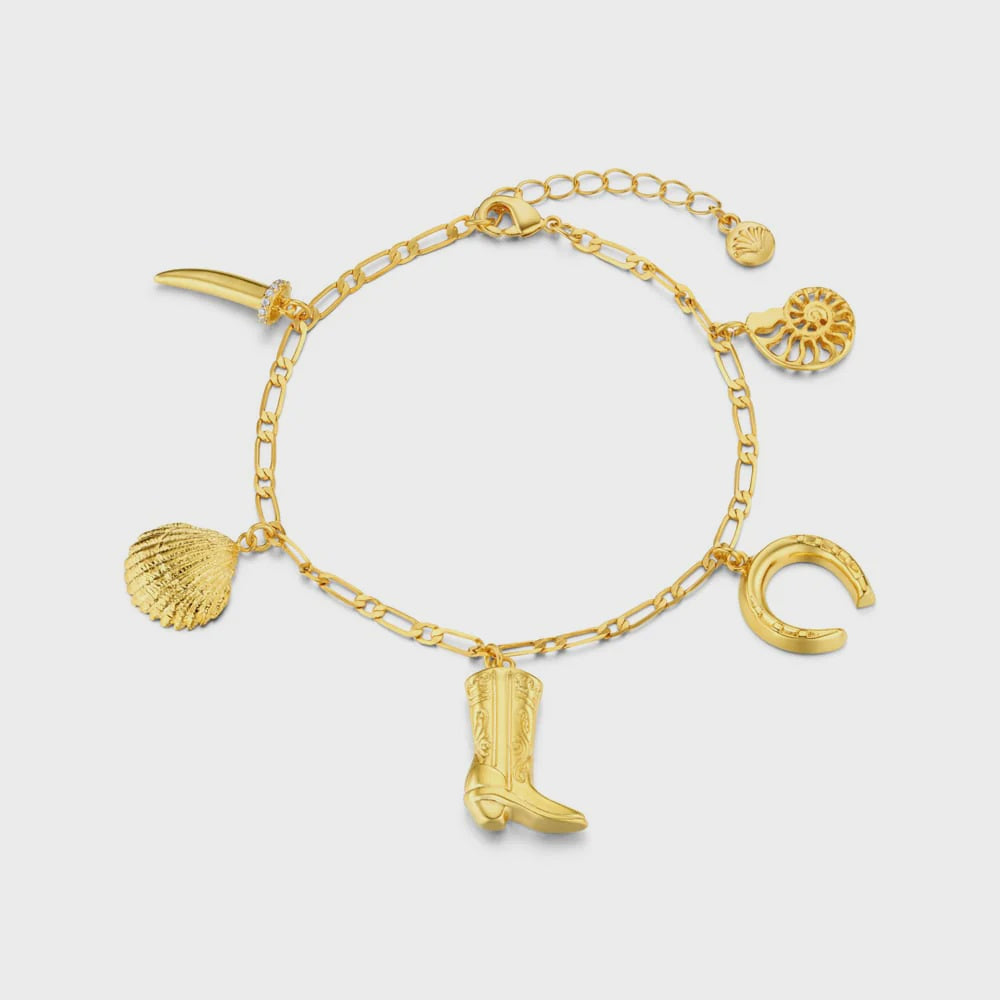 Eclectic Western Charm Bracelet