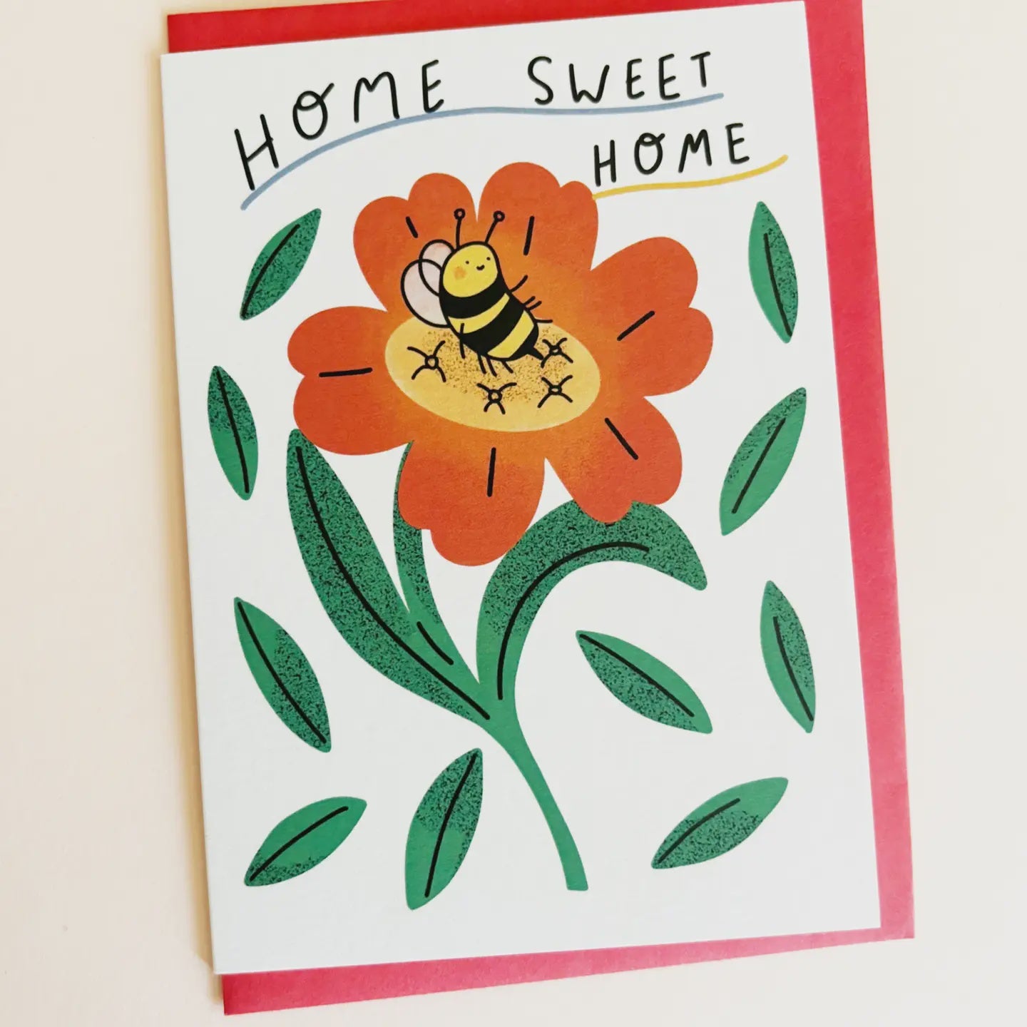 Cozy Bee New Home Card