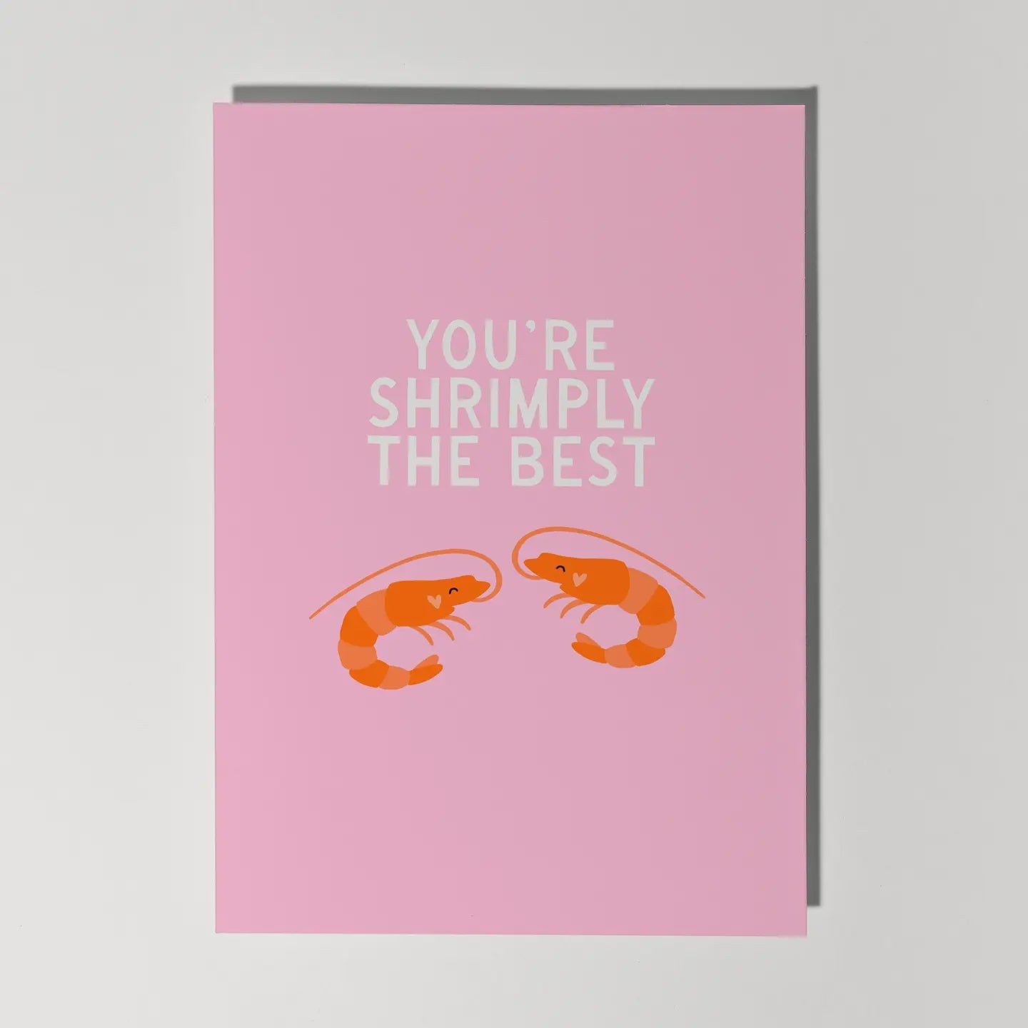 You're Shrimply the Best Valentines Card