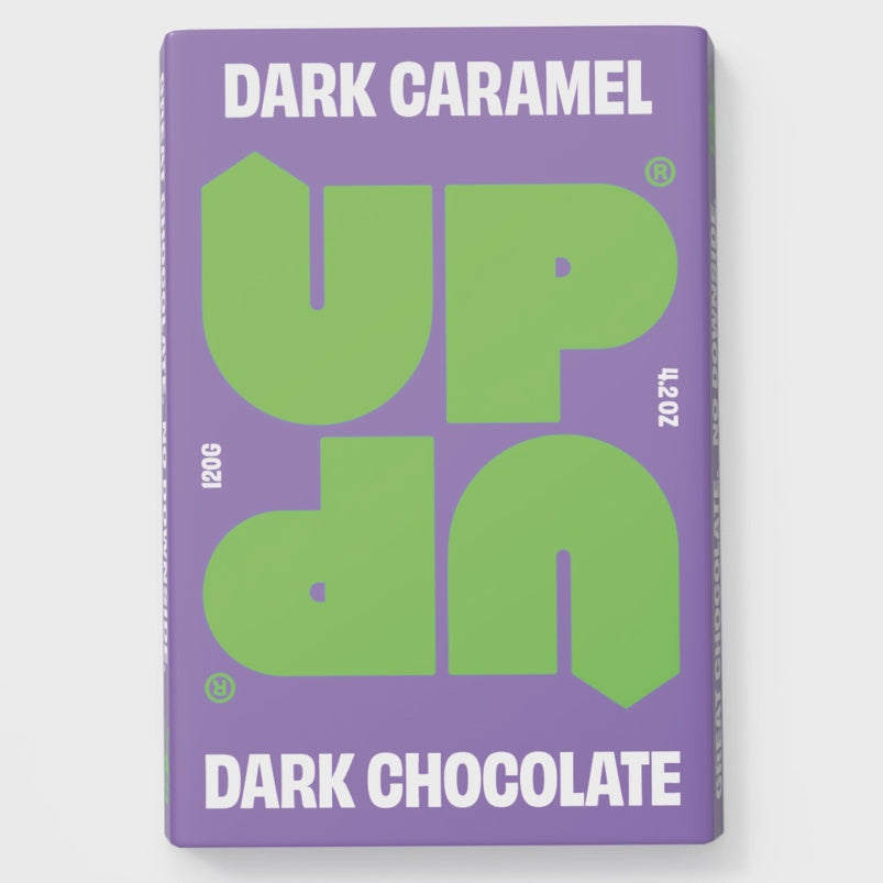 Dark Caramel Chocolate Bar 120G