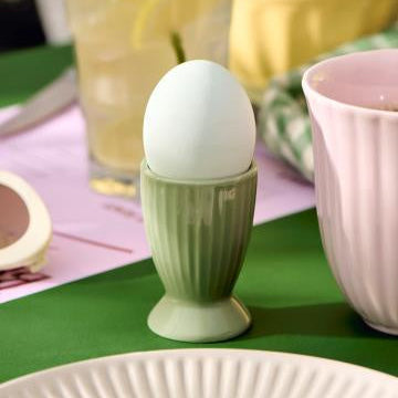 Ceramic Egg Cup / Green~