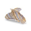 Vivienne Big Claw Clip / Blue and Beige