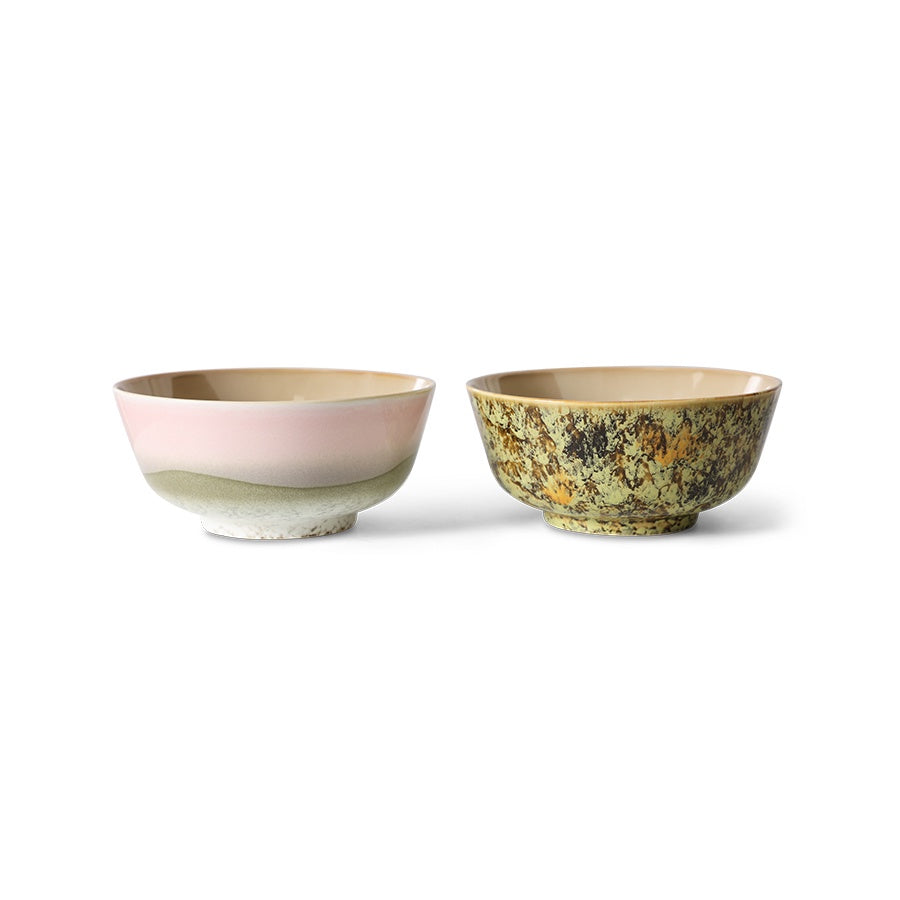 HKLIVING 70s Ceramic Ascend Ramen Bowl