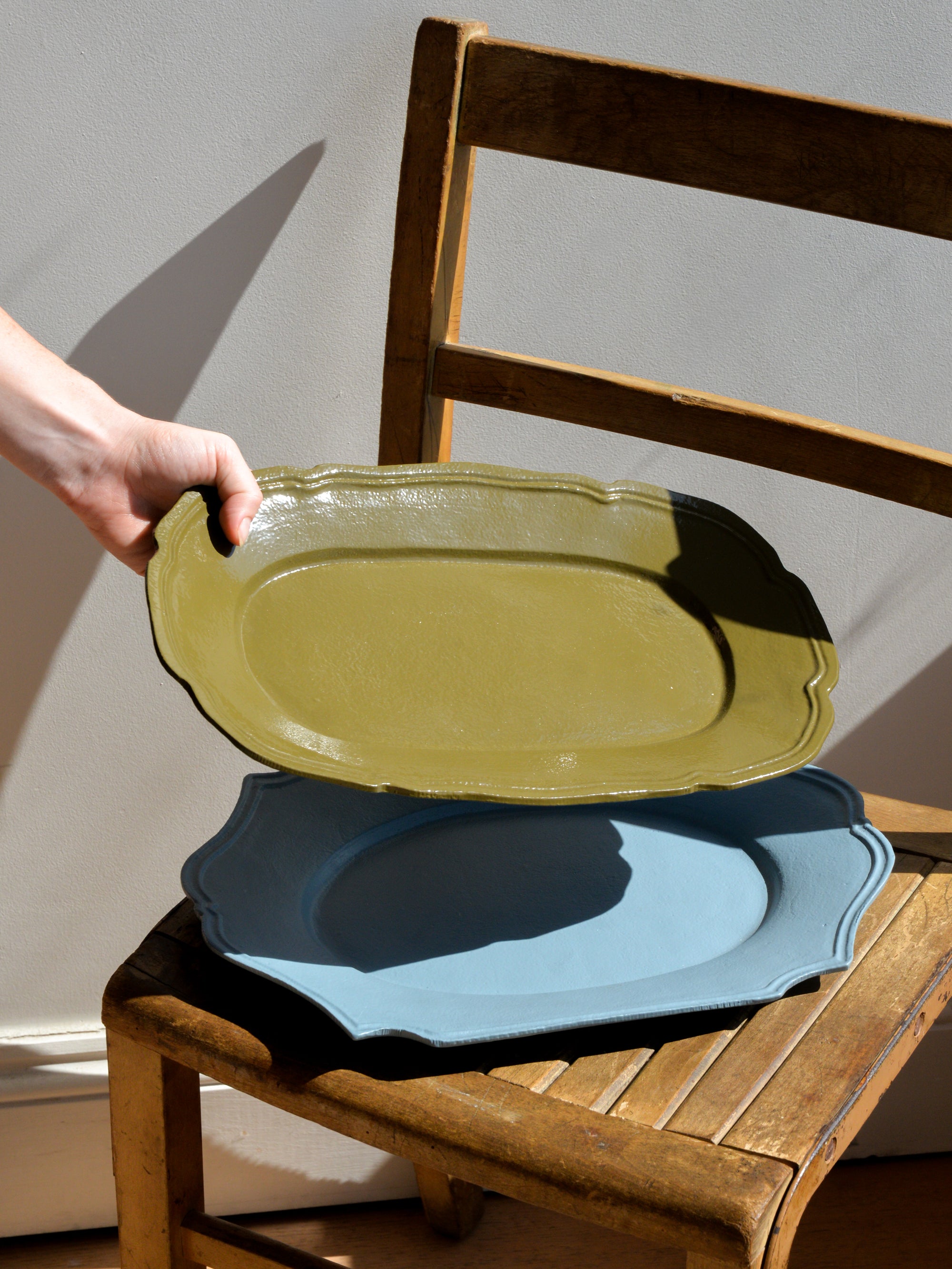 Serving Tray / Soft Blue