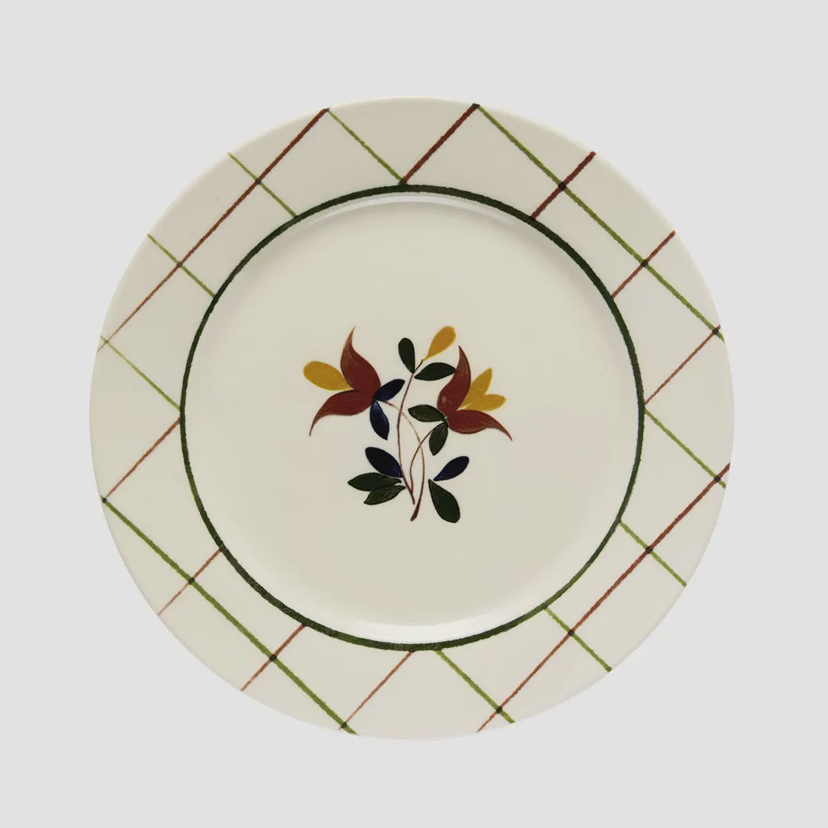 Grid Folk Dinner Plate