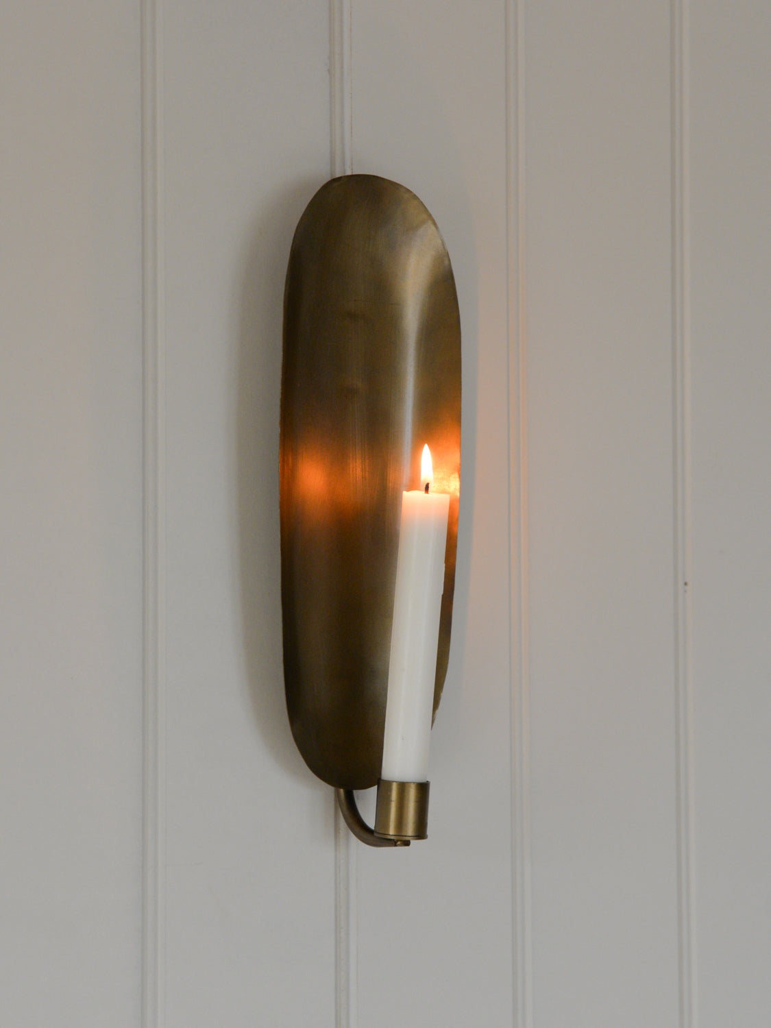 Brass Wall Mounted Candle Holder