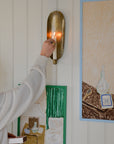 Brass Wall Mounted Candle Holder