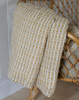 Soft Cotton Quilt / Celia Yellow and White Floral