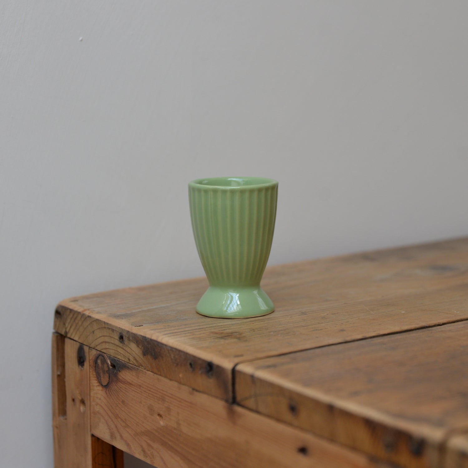 Ceramic Egg Cup / Green~