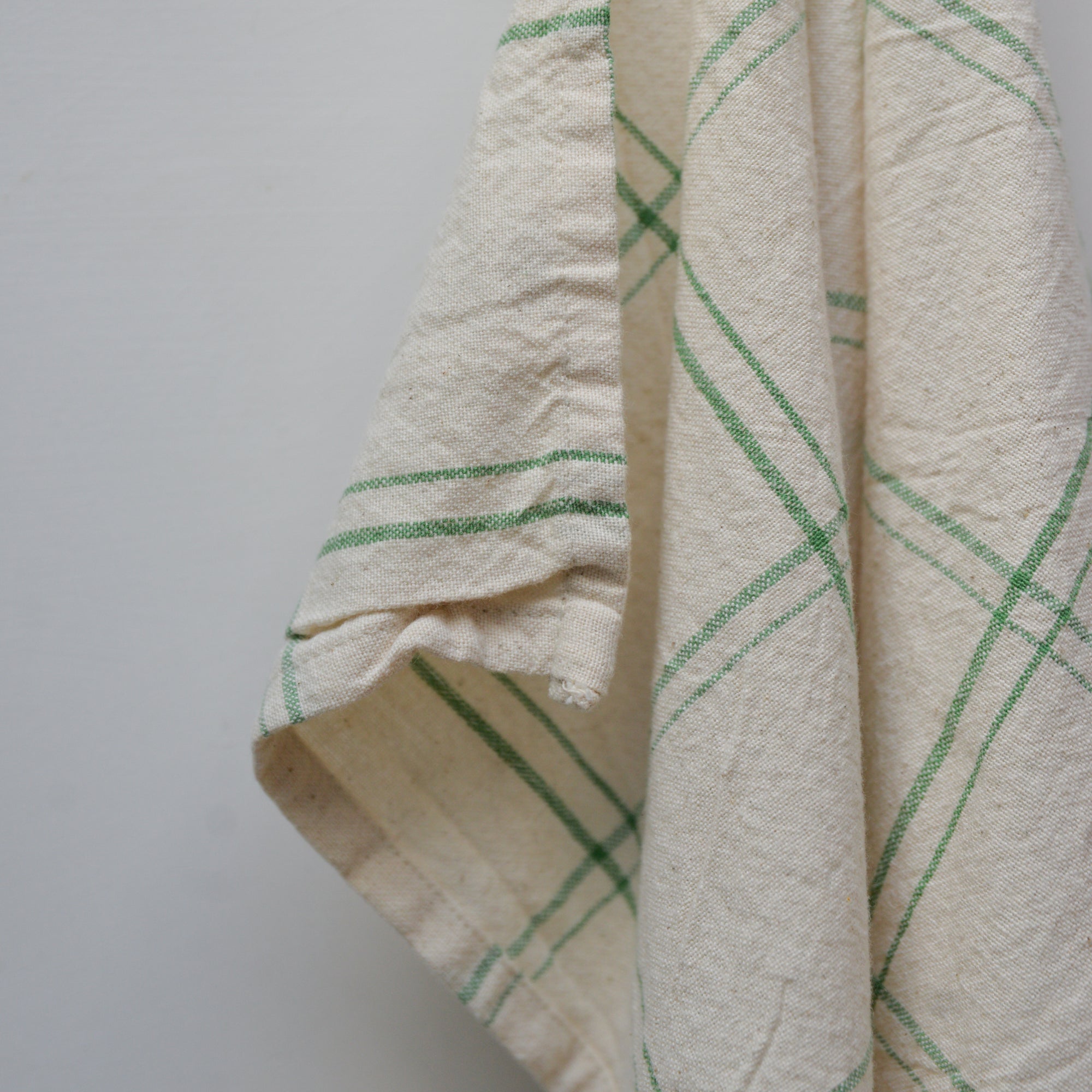 Checkered Tea Towel / Green