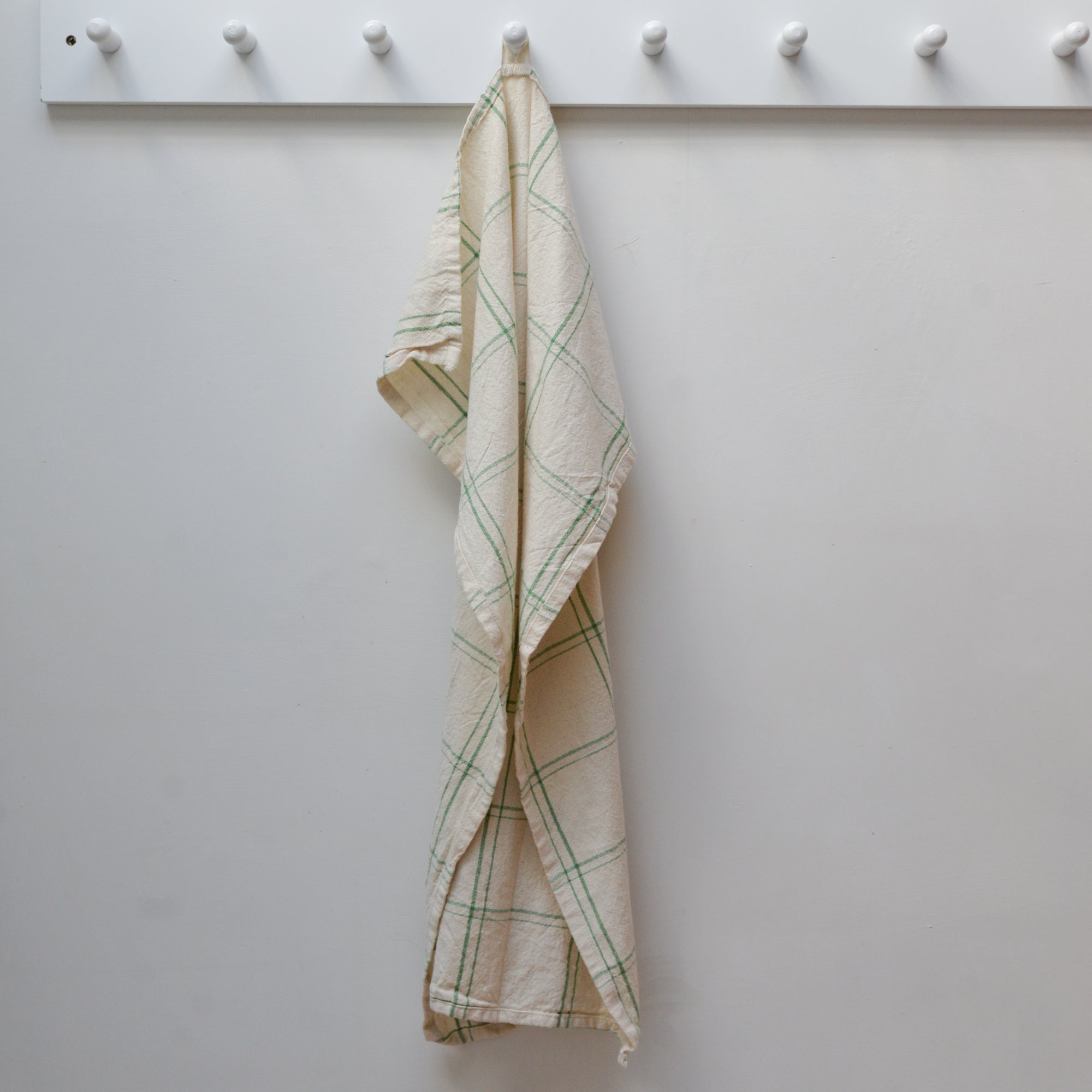 Checkered Tea Towel / Green