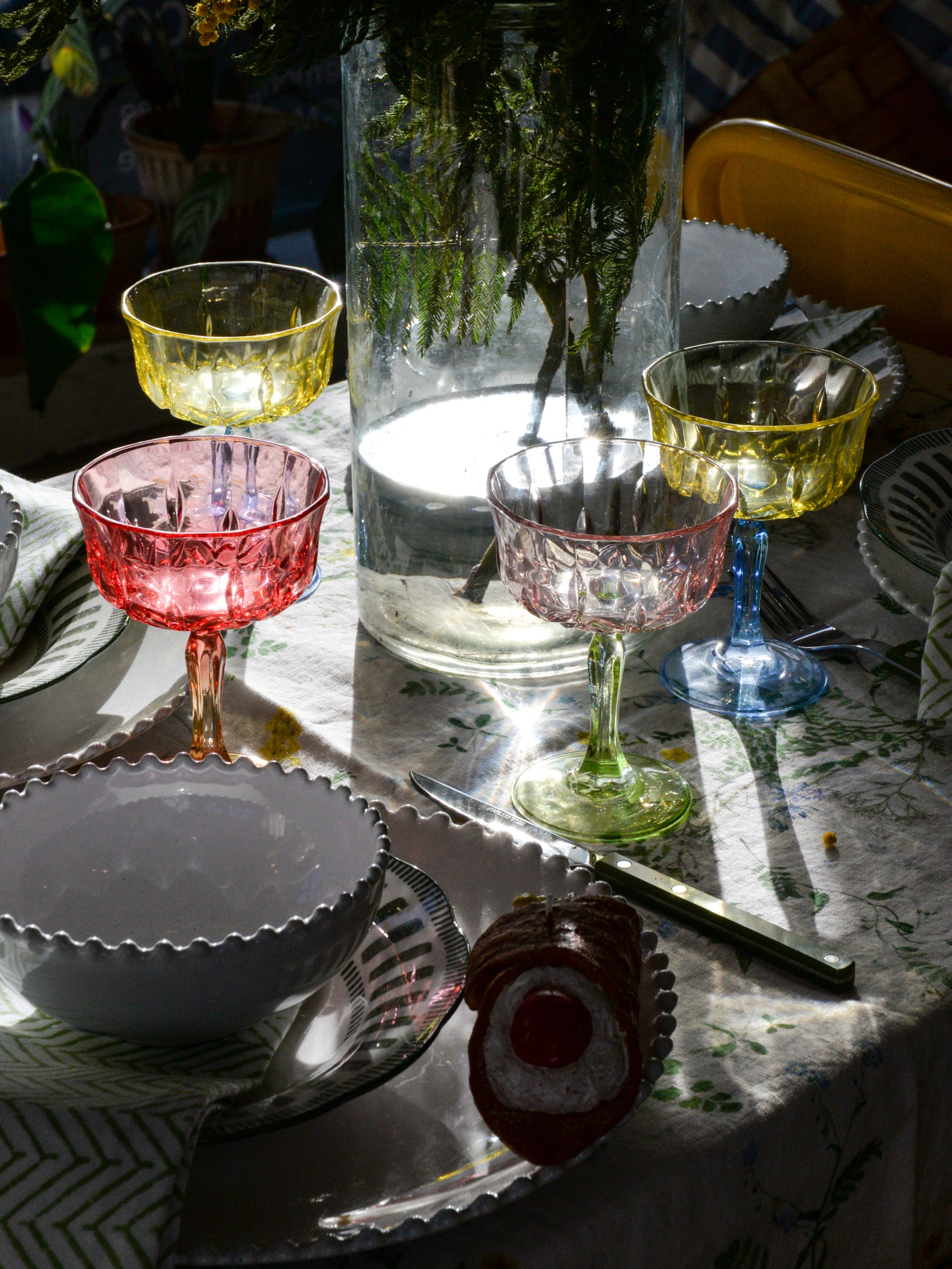 Colourful Cocktail Glass