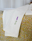 Lavender Embroidered Napkin