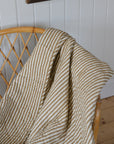 Sand Quilt / Ochre Green Stripes
