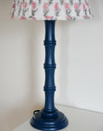 Bamboo Lamp Base / Navy Blue