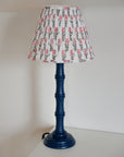 Bamboo Lamp Base / Navy Blue