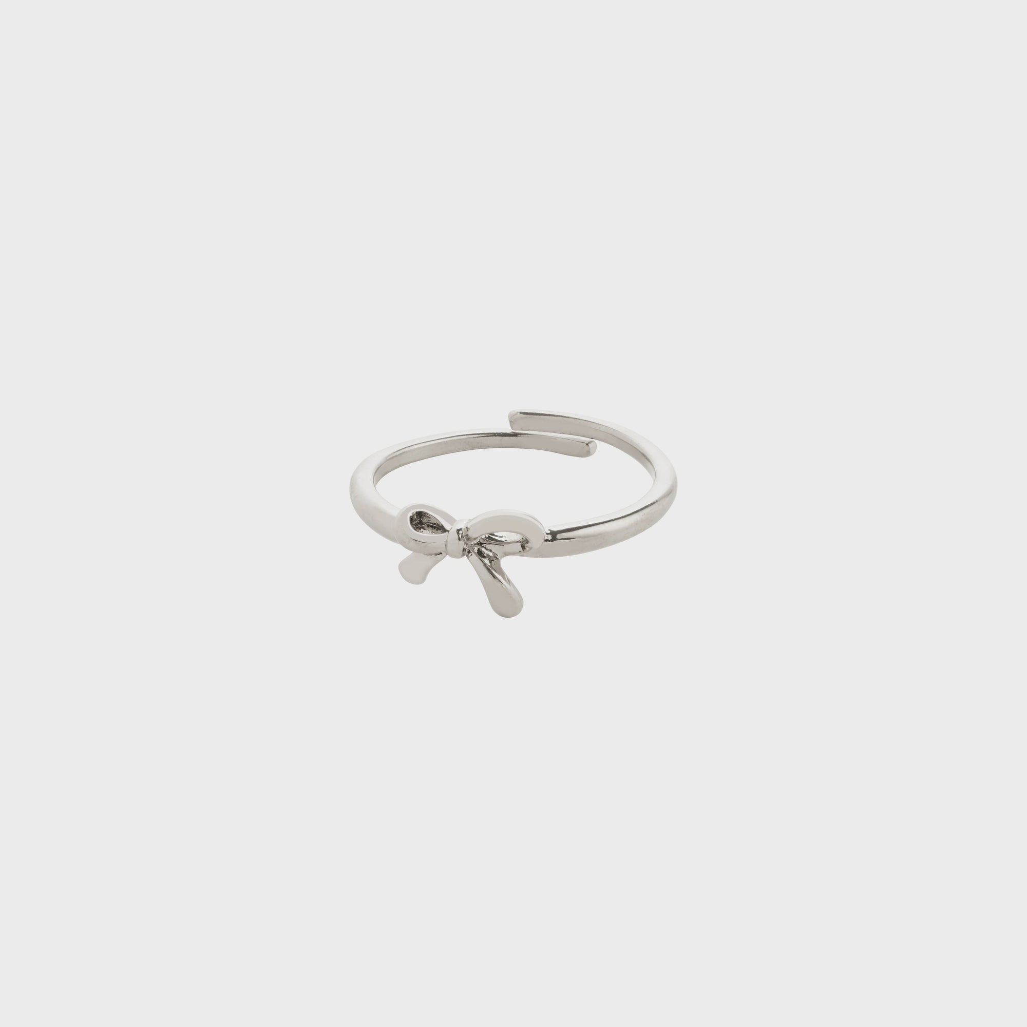 Lulu Bow Stack Ring/ Silver