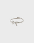 Lulu Bow Stack Ring/ Silver