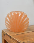 Shell Glass Vase / Peach
