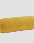 Velvet Bolster Cushion / Yellow