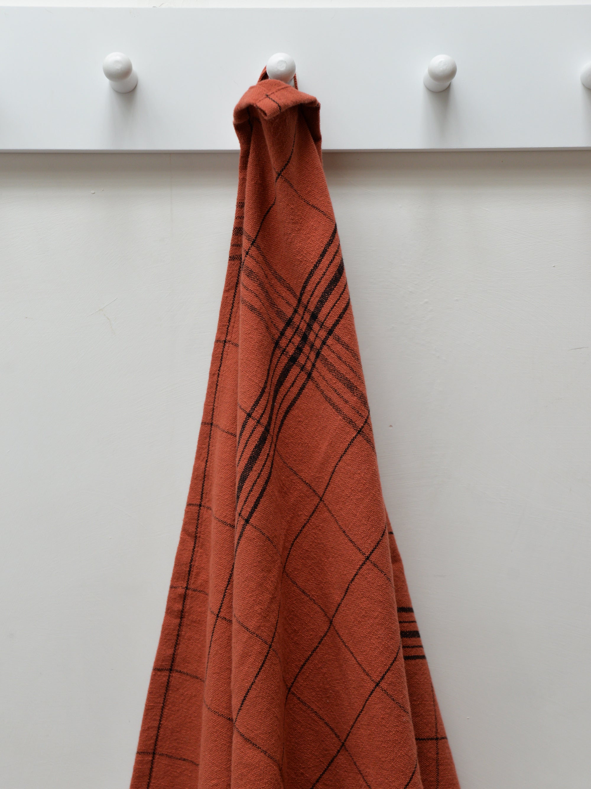 Checked Tea Towel / Red and Black