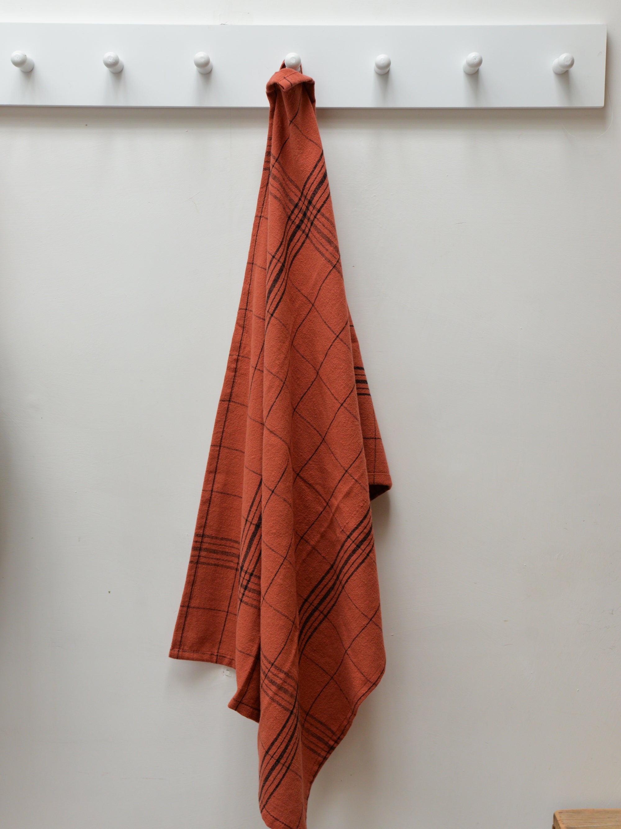 Checked Tea Towel / Red and Black