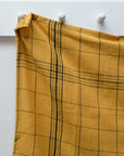 Checked Tea Towel / Yellow and Black