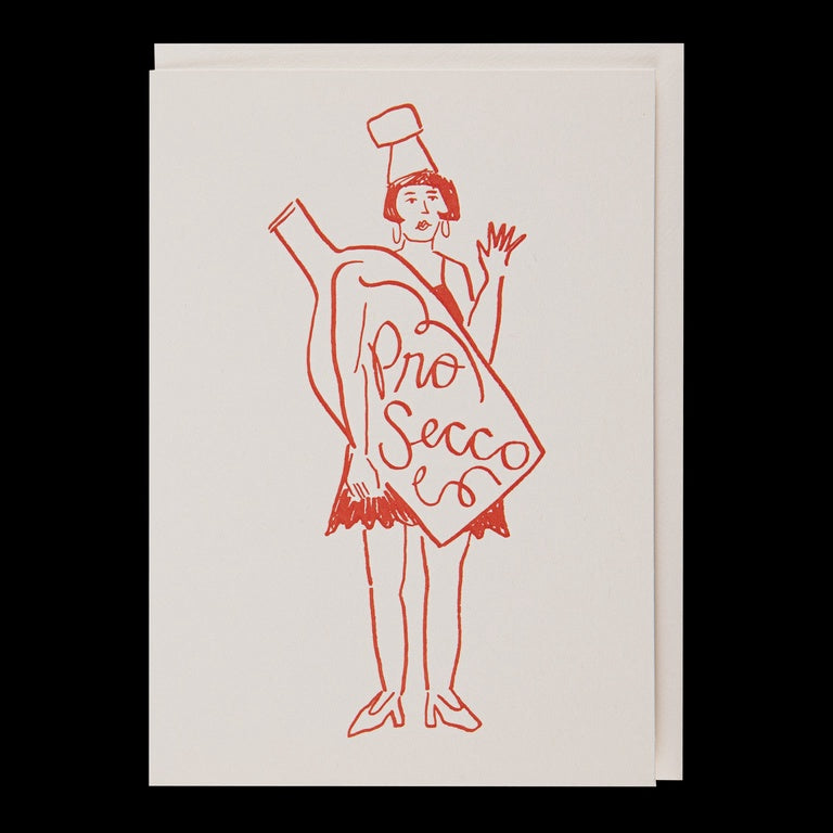 Miss Prosecco Card - Phthalo Ruth