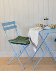 Bistro Table and Chairs Set / Light Blue