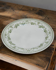 Faustine Patterned Floral Dinner Plate / Green