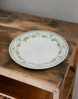 Faustine Patterned Floral Dinner Plate / Green