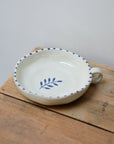 Handpainted Botanic Spot Dish / Ink Blue