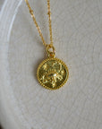 Zodiac Gold Coin Necklaces
