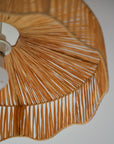 Scallop Edge Bamboo Lampshade
