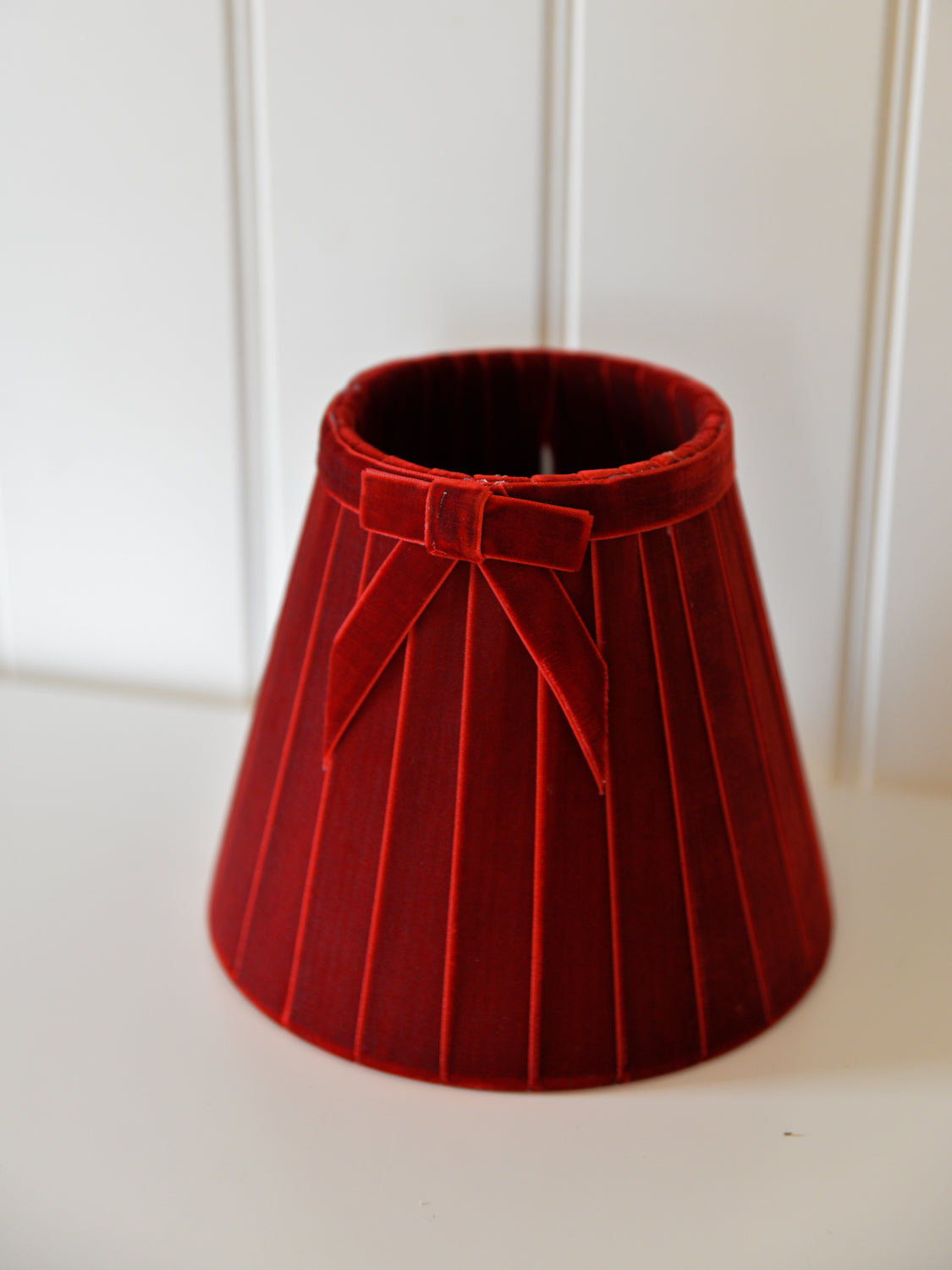Lampshade Velvet Mistinguette Red