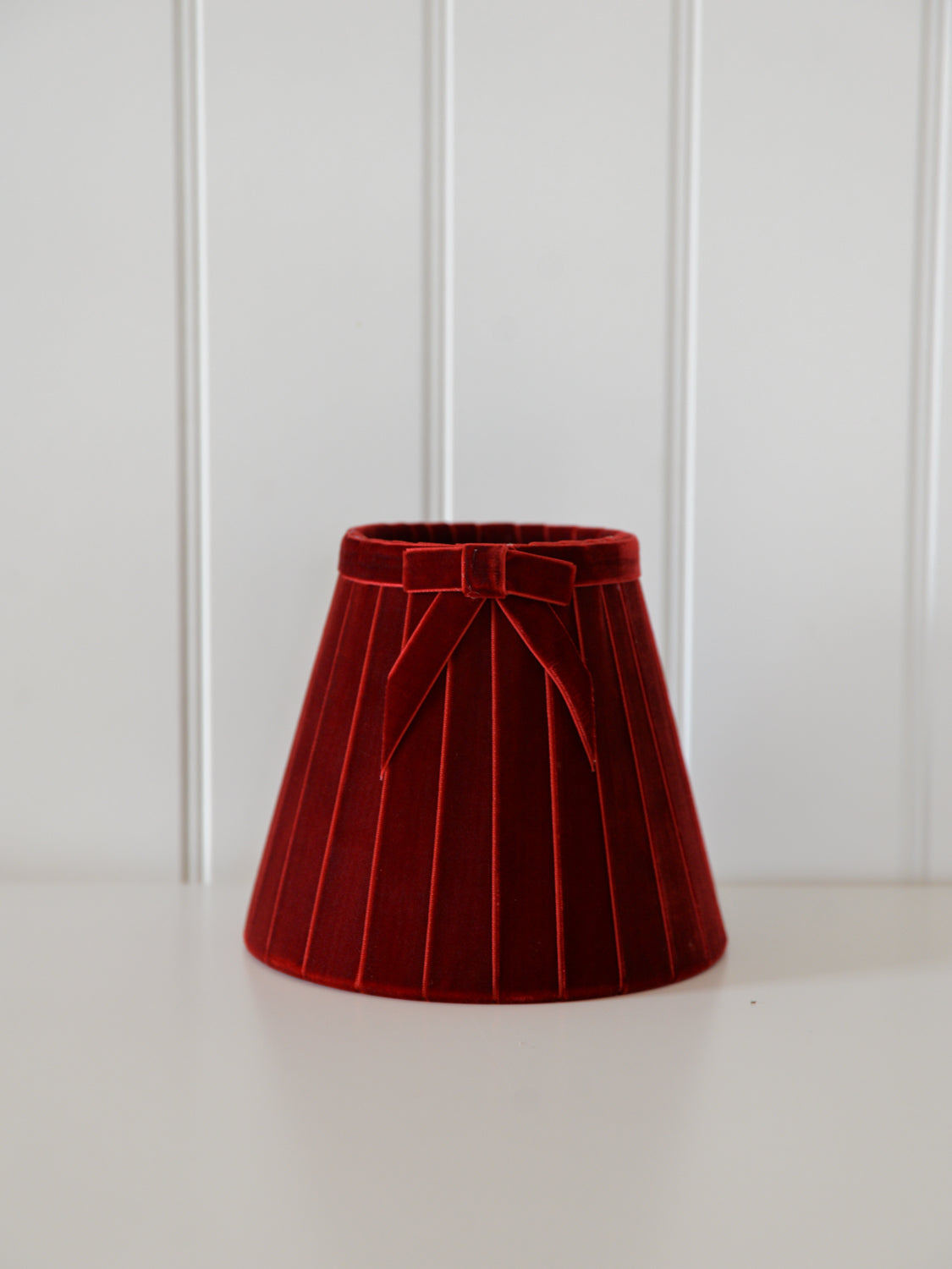 Lampshade Velvet Mistinguette Red