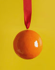 Orange Colour Block Bauble