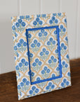 Trellis Indigo Picture Frame 5x7