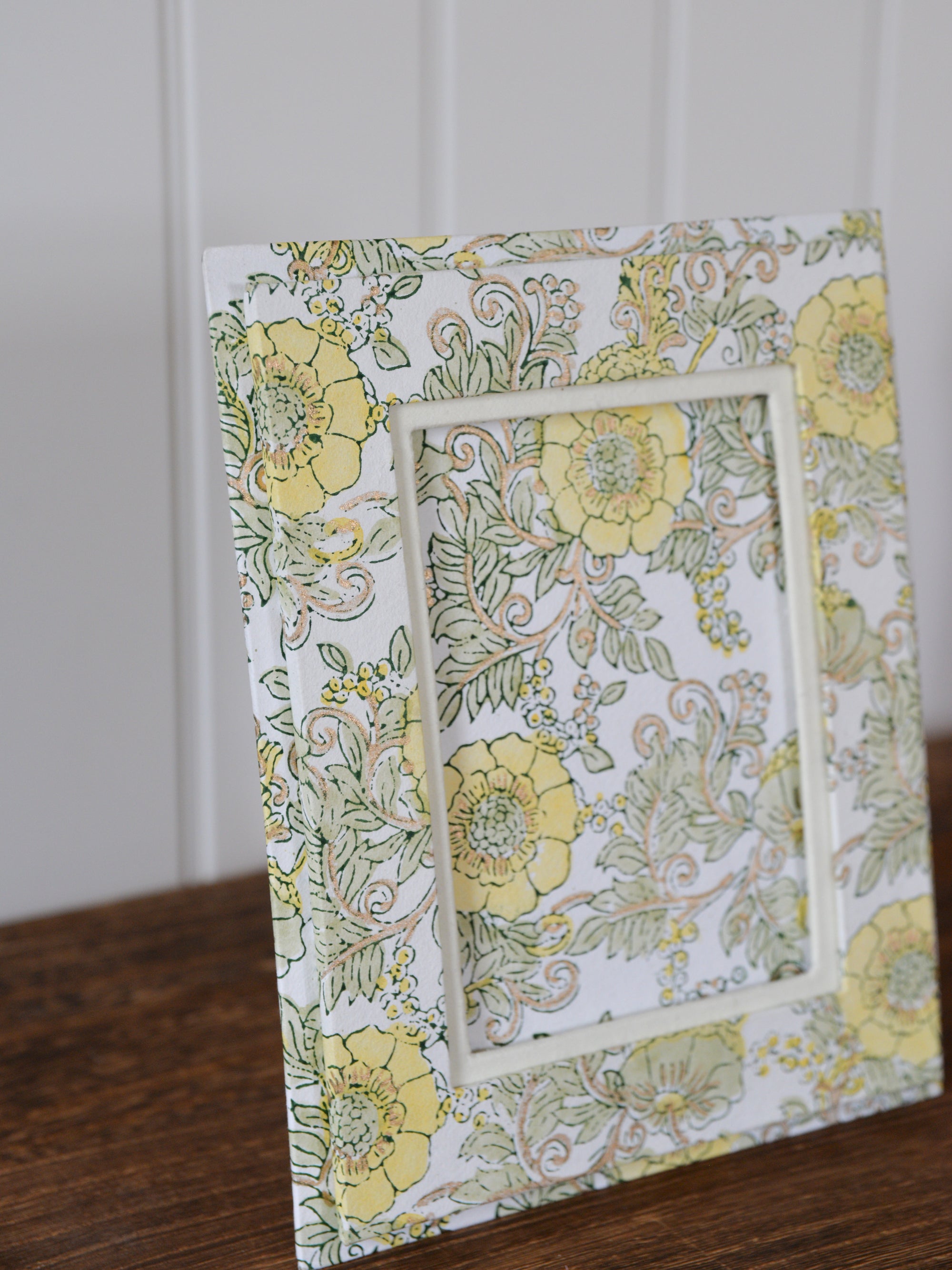 Wild Rose Buttercream Picture Frame 5x7