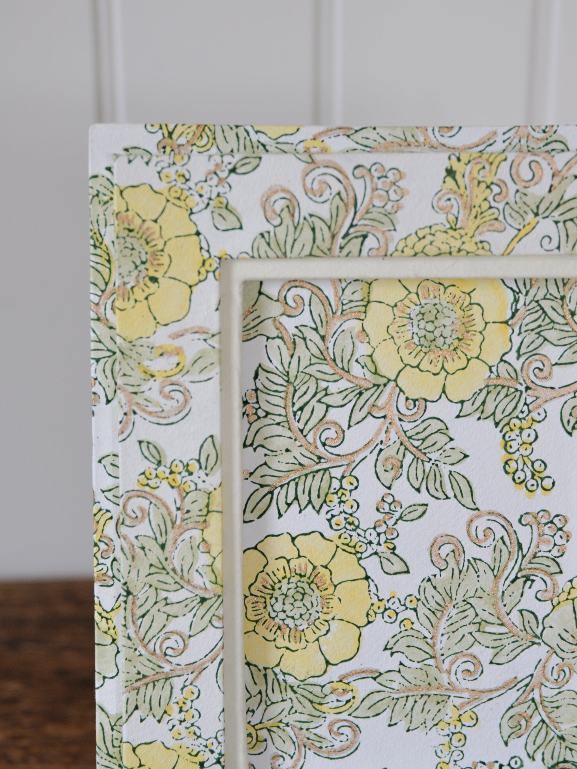 Wild Rose Buttercream Picture Frame 5x7
