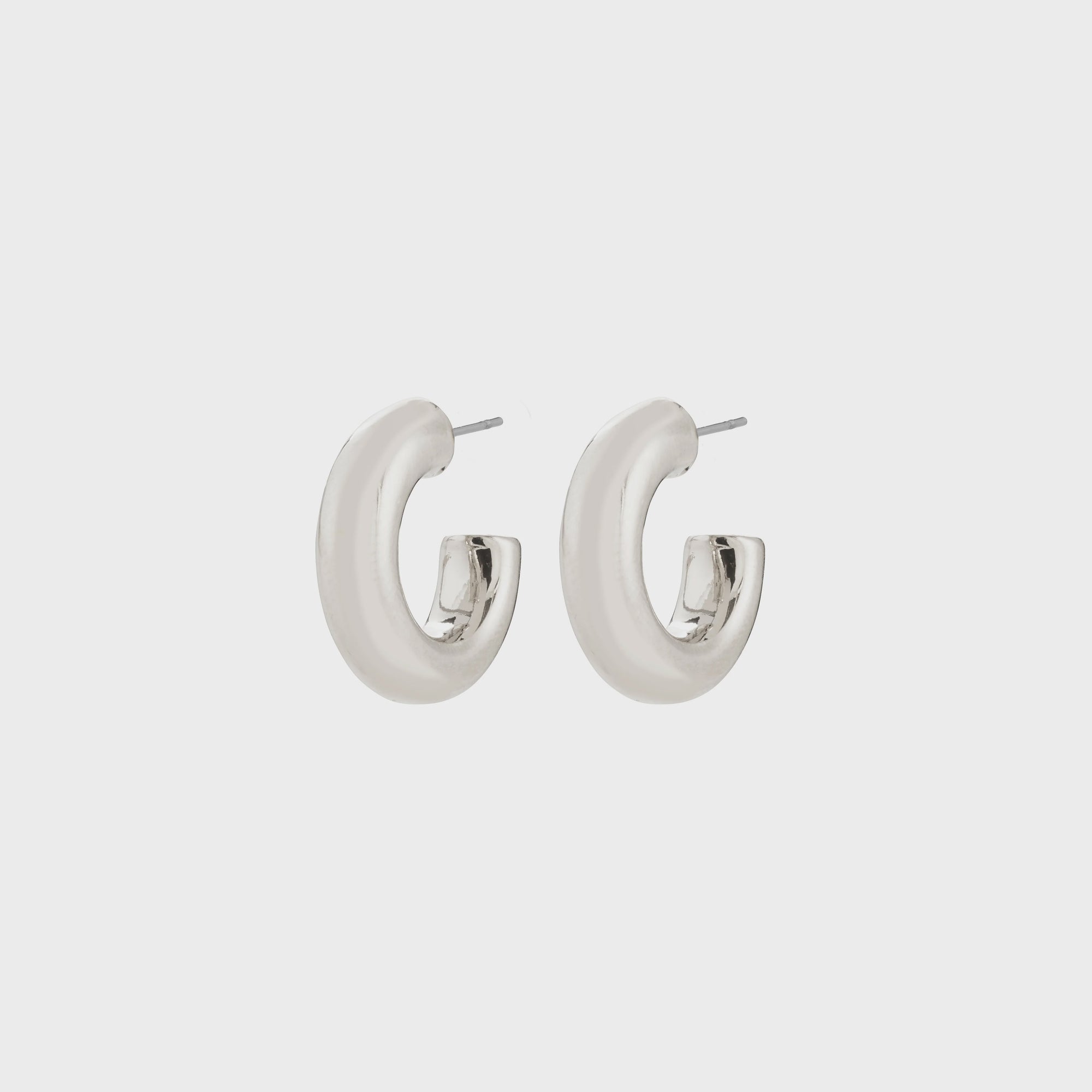 Phase Small Hoops / Silver