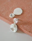 AIR coin earrings silver-plated
