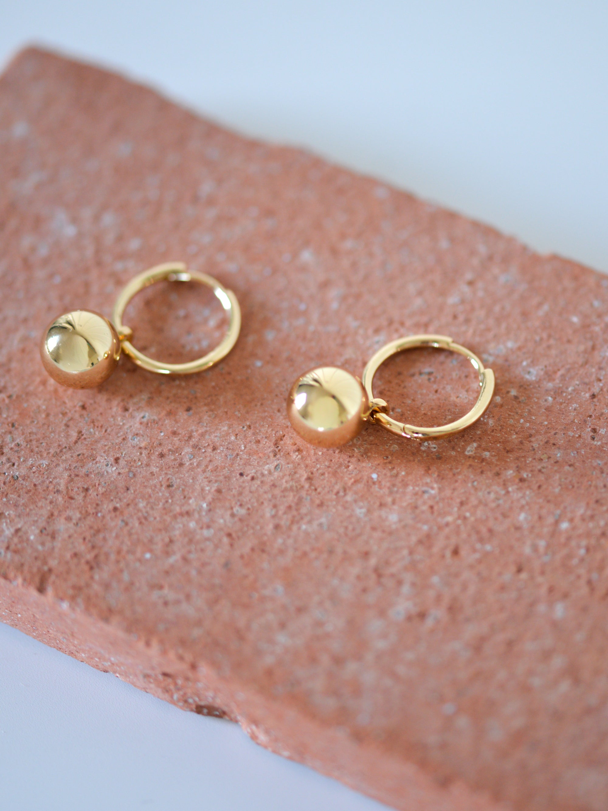AIR hoop earrings gold-plated